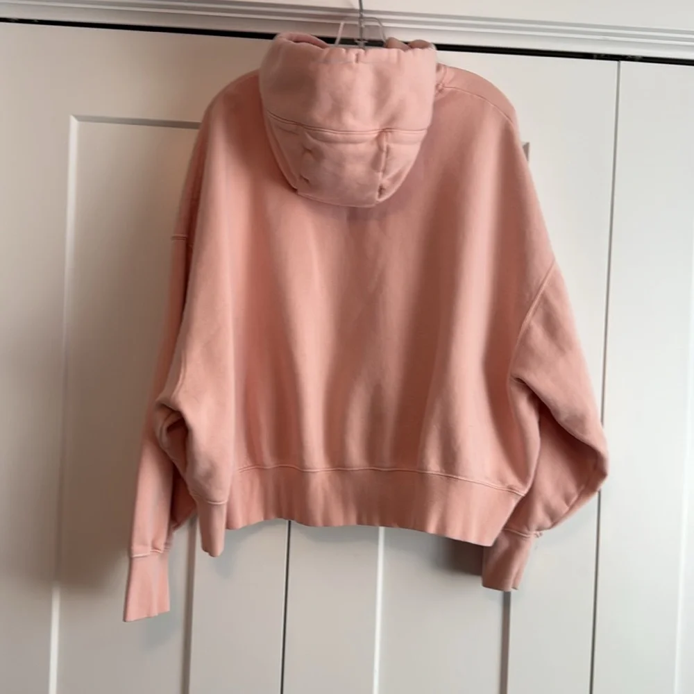Nike Cropped Soft Pink Hoodie